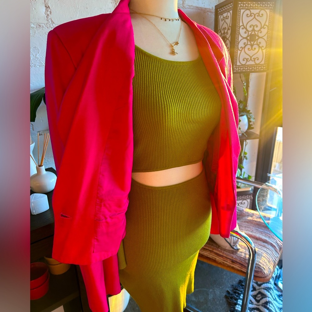 House of Harlow Green cutout dress - Picture 2 of 5